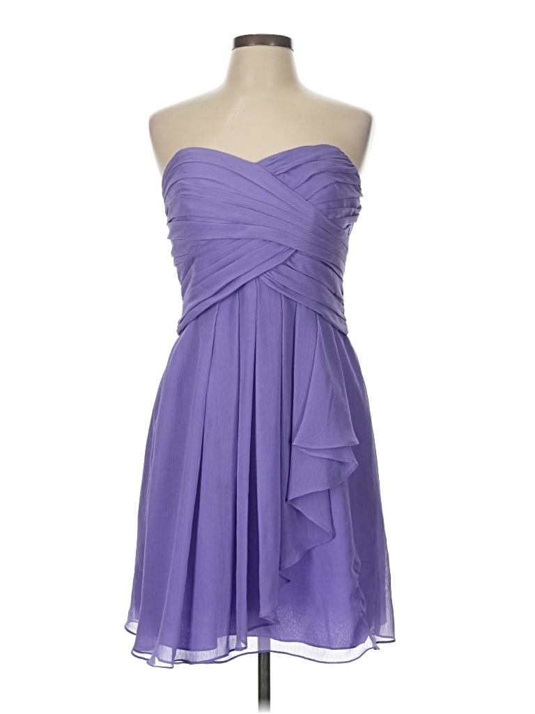 Pre-owned David's Bridal Cocktail Dress In Purple