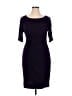 Connected Apparel Solid Purple Cocktail Dress Size 14 - photo 1