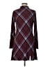 SO Argyle Burgundy Casual Dress Size L - photo 1