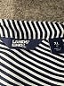 Lands' End Stripes Black Silver Long Sleeve Blouse Size XL - photo 7