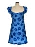 Rampage Paisley Blue Casual Dress Size 7 - photo 2