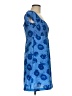 Rampage Paisley Blue Casual Dress Size 7 - photo 4