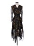 Maje Animal Print Blue Cocktail Dress Size Sm (1) - photo 1
