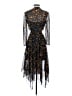 Maje Animal Print Blue Cocktail Dress Size Sm (1) - photo 2