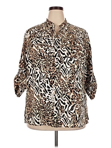 Kathy Che 3/4 Sleeve Blouse (view 1)