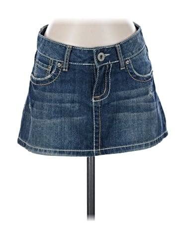 Red Camel Denim Skirt (view 1)