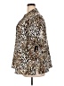 Kathy Che Animal Print Brown 3/4 Sleeve Blouse Size 18 - photo 5