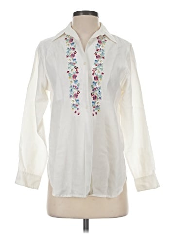 Lauren by Ralph Lauren Long Sleeve Blouse (view 1)