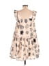Umgee 100% Polyester Print Tan Casual Dress Size L - photo 2