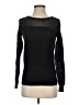 L'Agence Black Long Sleeve Silk Top Size XS (0) - photo 1