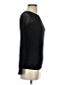 L'Agence Black Long Sleeve Silk Top Size XS (0) - photo 4