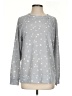 Caslon Polka Dots Gray Pullover Sweater Size S - photo 1