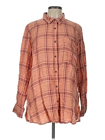 Free People Long Sleeve Button-Down Shirt (view 1)