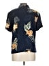 Caribbean Joe Tropical Blue Short Sleeve Blouse Size L - photo 2