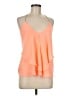 Venus 100% Polyester Orange Sleeveless Blouse Size M - photo 1