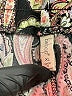 Bebop 100% Rayon Paisley Gold Shorts Size XL - photo 3