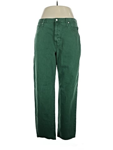 Madewell Baggy Straight Jeans: Garment-Dyed Edition (view 1)
