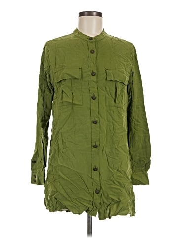 Soft Surroundings 3/4 Sleeve Button-Down Shirt (view 1)
