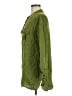 Soft Surroundings Green 3/4 Sleeve Button-Down Shirt Size M - photo 5