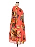 Spense 100% Polyester Tropical Orange Casual Dress Size 18 - photo 4