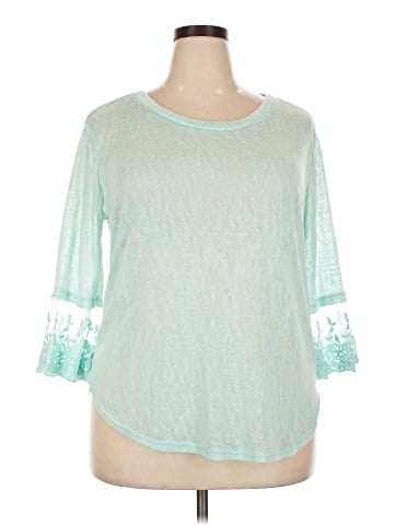 Chris & Carol 3/4 Sleeve Top (view 1)