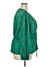 City Chic 100% Polyester Green Long Sleeve Blouse Size 20 Plus (L) - photo 4