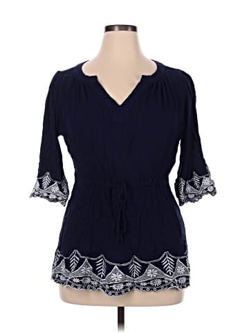 Papermoon 3/4 Sleeve Blouse (view 1)