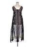 Ramy Brook 100% Polyester Gray Casual Dress Size L - photo 1