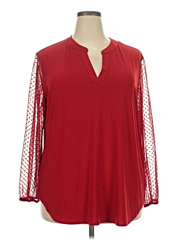 Kasper Long Sleeve Blouse (view 1)