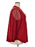 Kasper Red Long Sleeve Blouse Size 2X - photo 4