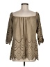 Sky Tan 3/4 Sleeve Blouse Size M - photo 1