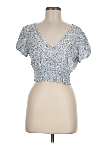Aeropostale Short Sleeve Blouse (view 1)