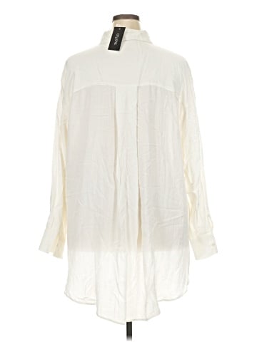 City Chic Long Sleeve Button-Down Shirt (view 2)