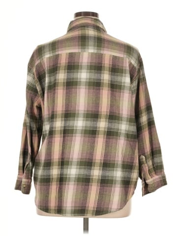 Old Navy 3/4 Sleeve Button-Down Shirt (view 2)