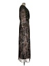 DR2 100% Polyester Paisley Black Cocktail Dress Size L - photo 4