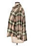 Old Navy 100% Cotton Plaid Green 3/4 Sleeve Button-Down Shirt Size XL - photo 5