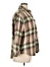 Old Navy 100% Cotton Plaid Green 3/4 Sleeve Button-Down Shirt Size XL - photo 4