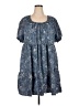 Torrid 100% Lyocell Paisley Blue Casual Dress Size 2X Plus (2) - photo 1