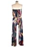 Ariella Graphic Blue Jumpsuit Size L - photo 2