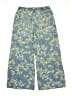 Gap Kids 100% Cotton Floral Multi Color Green Jeans Size 12 - 13 - photo 2