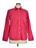 J.Crew 100% Cotton Stripes Red Long Sleeve Button-Down Shirt Size 14 - photo 1