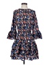 Sugar Lips 100% Polyester Floral Blue Casual Dress Size XS - photo 1