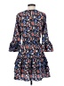 Sugar Lips 100% Polyester Floral Blue Casual Dress Size XS - photo 2
