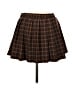 Zara Plaid Brown Casual Skirt Size L - photo 2