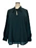 City Chic 100% Polyester Teal 3/4 Sleeve Blouse Size 20 Plus (L) - photo 1