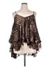 Cider 100% Polyester Brown Cardigan Size XL - photo 1