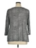 Peck & Peck Silver Gray 3/4 Sleeve Top Size XL - photo 2