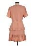 Entro 100% Polyester Tan Casual Dress Size L - photo 2