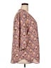 Rose + Olive 100% Polyester Orange 3/4 Sleeve Blouse Size 2X - photo 4