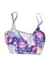 Shein Print Purple Swimsuit Top Size S - photo 1
